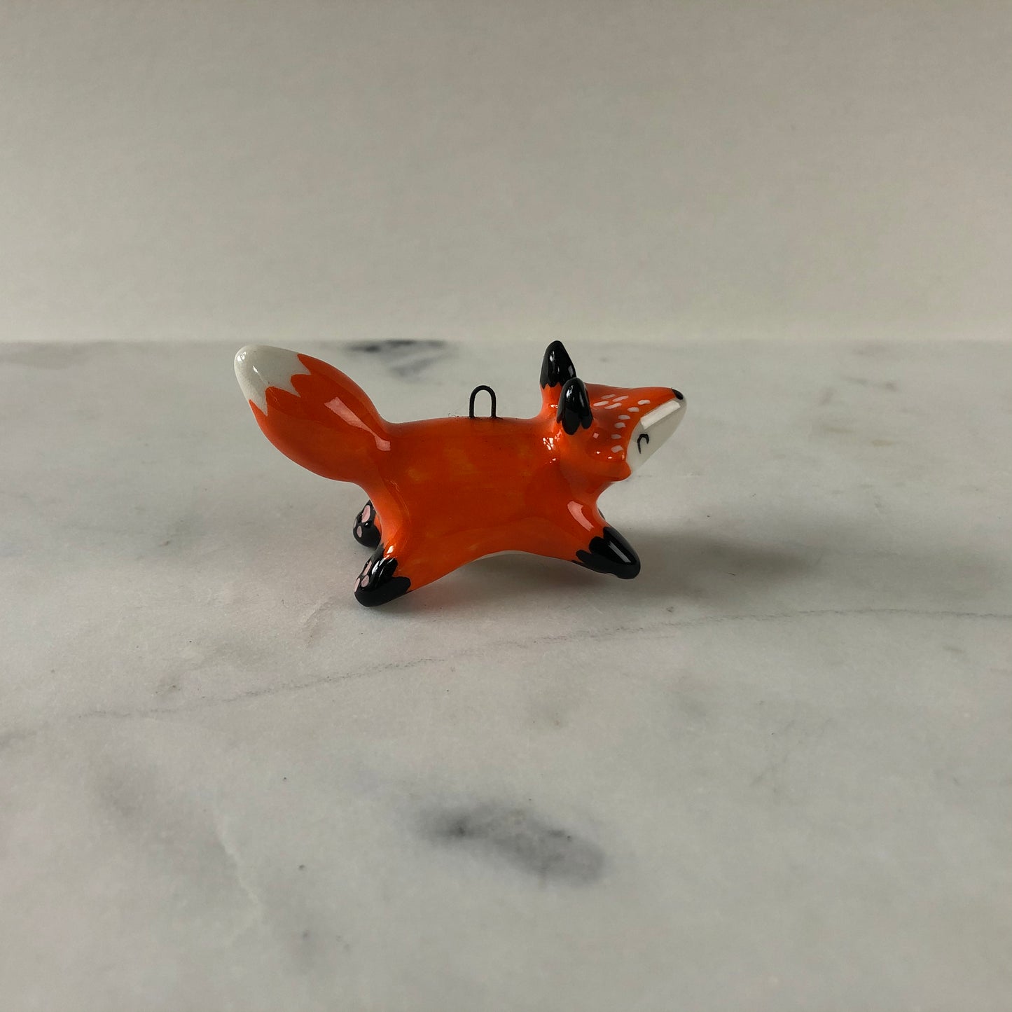 Fox Porcelain Ornament