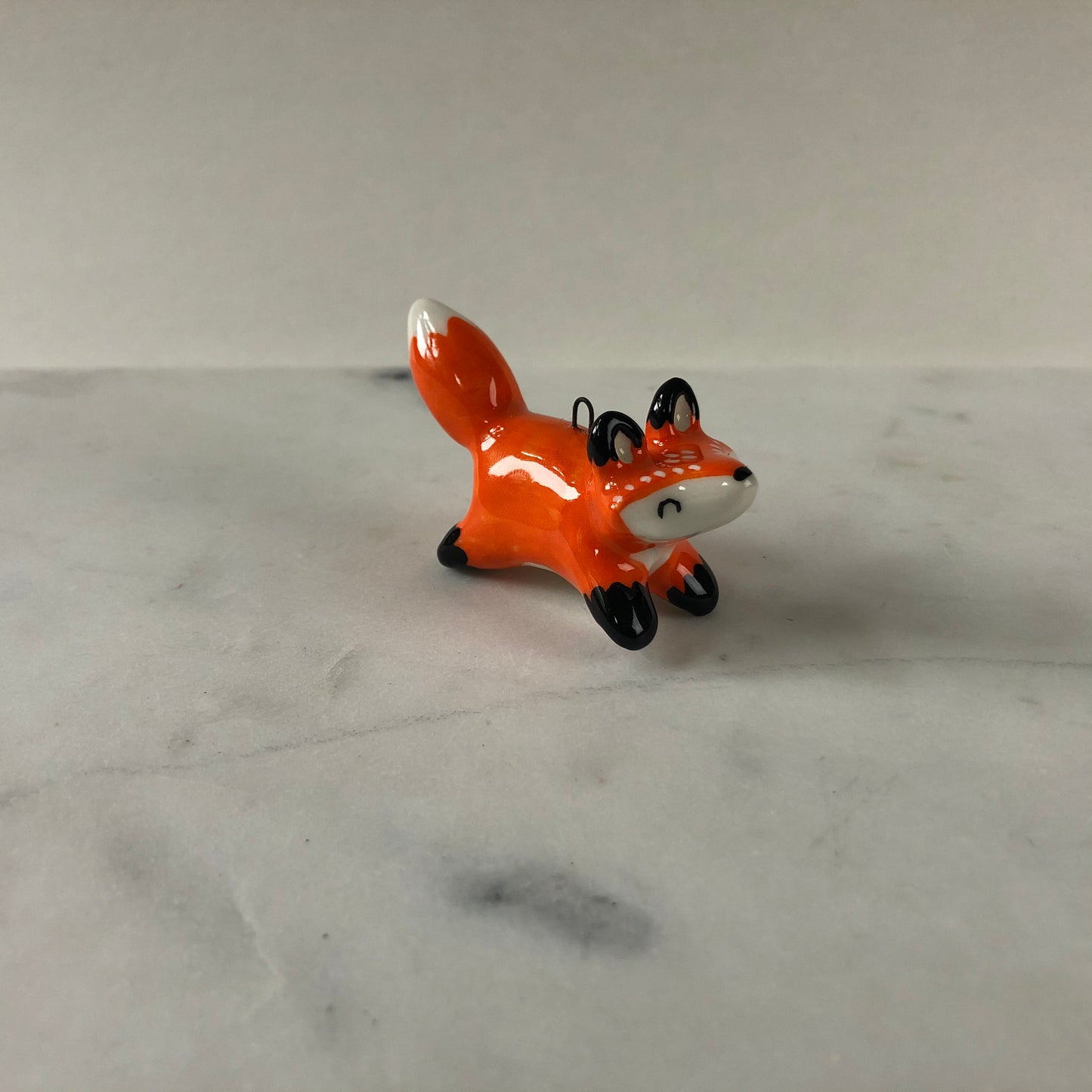 Fox Porcelain Ornament