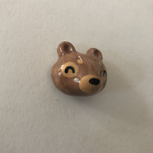 Load image into Gallery viewer, Brown Bear Porcelain Magnet
