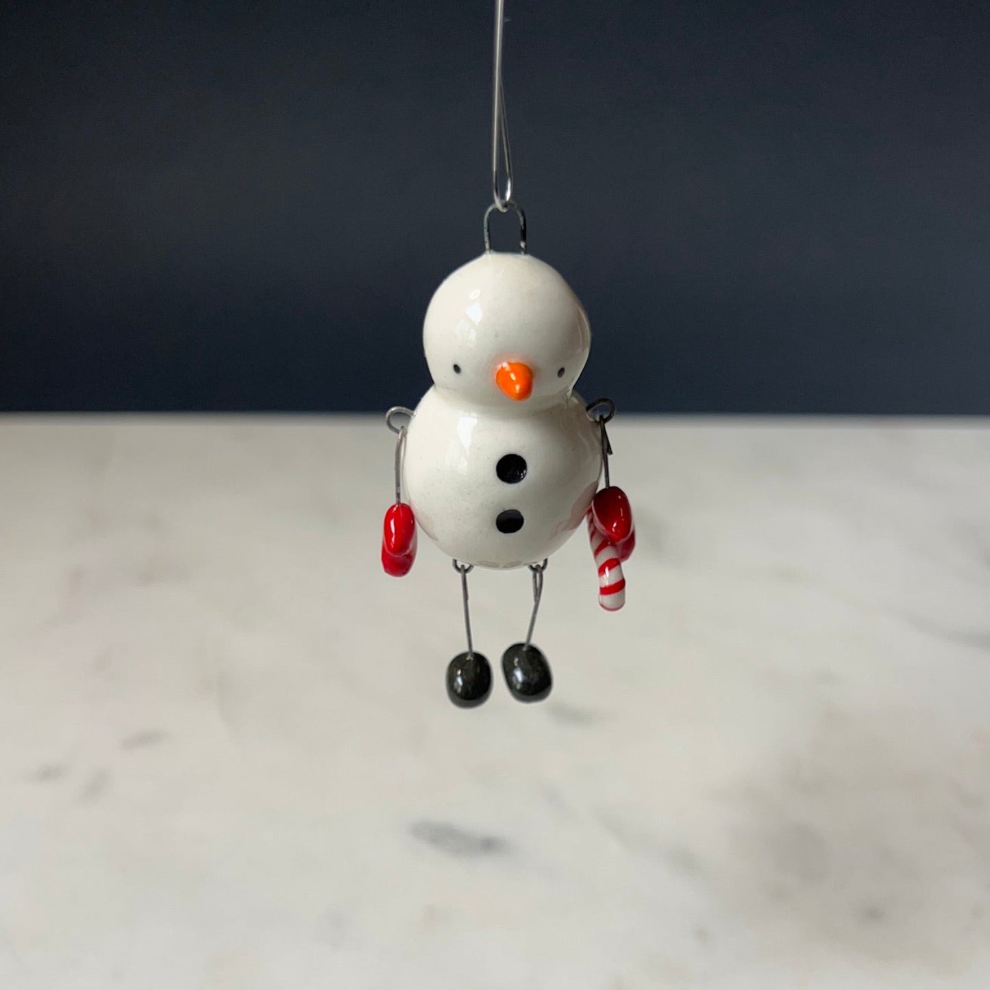Dangly Snowman Ornament
