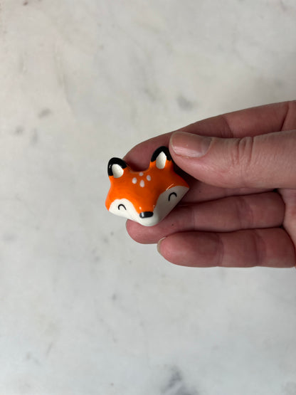 Fox Porcelain Magnet