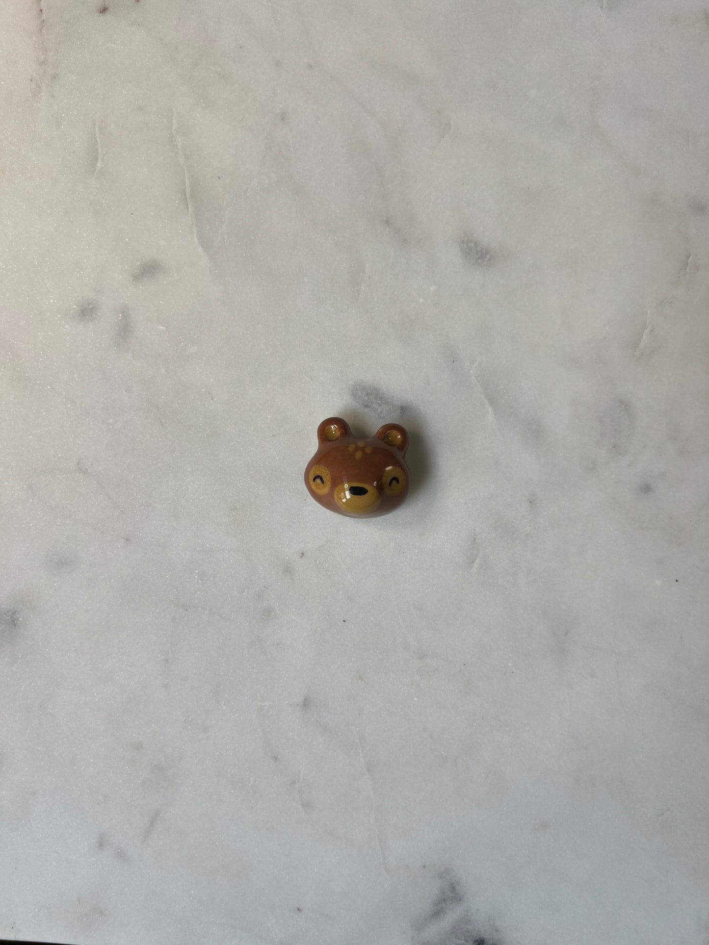 Brown Bear Porcelain Magnet