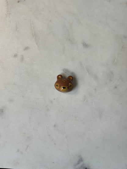Brown Bear Porcelain Magnet