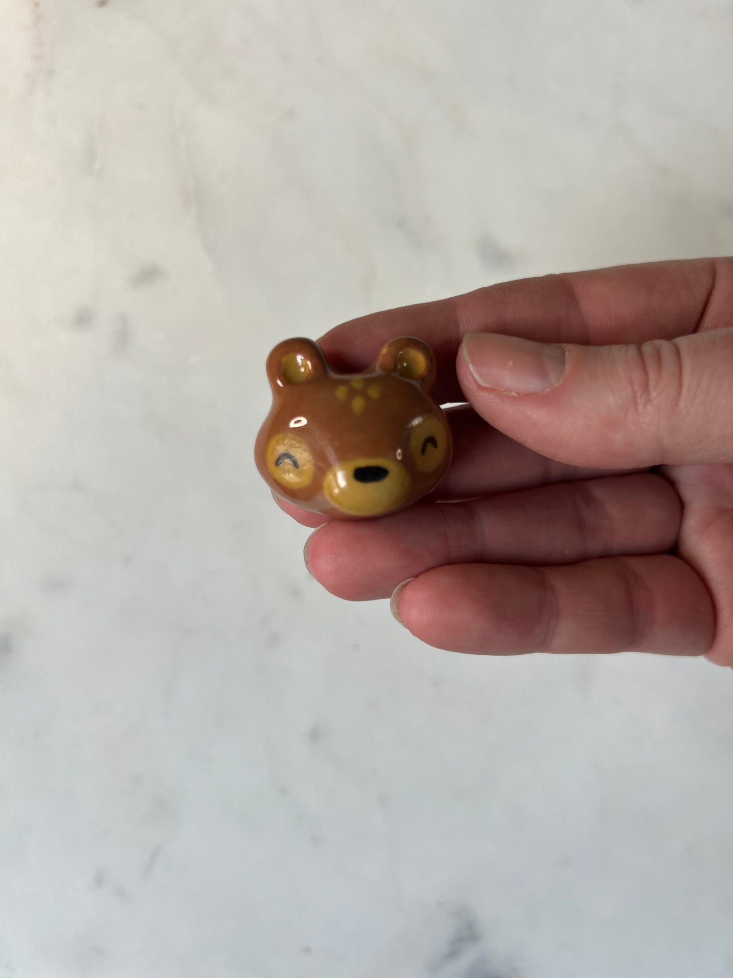 Brown Bear Porcelain Magnet