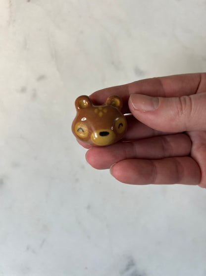 Brown Bear Porcelain Magnet