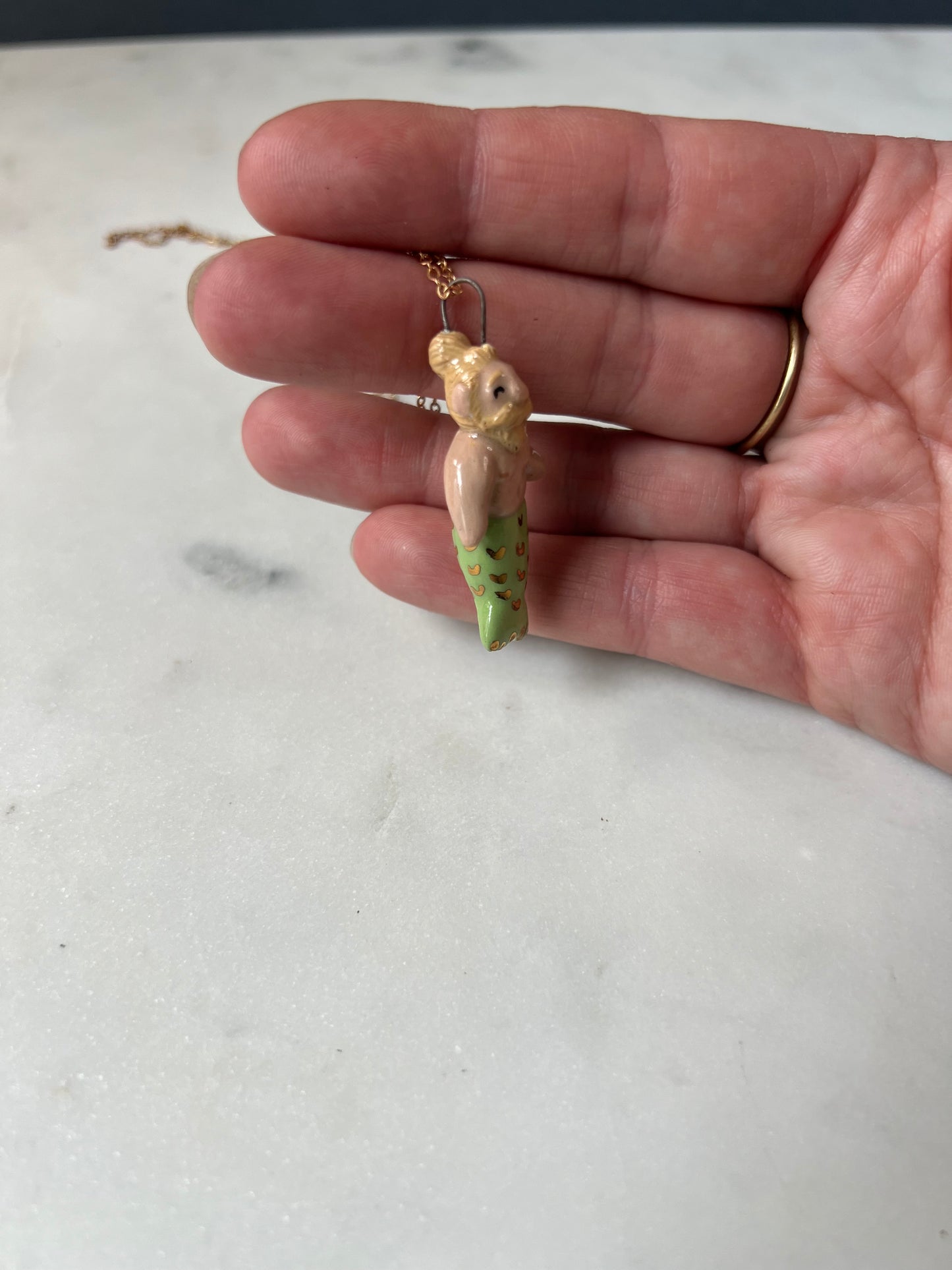 Merman Pendent Necklace
