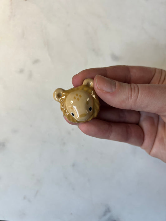 Lion Porcelain Magnet