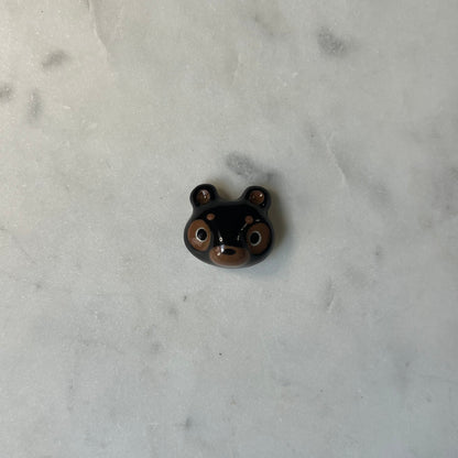 Black Bear Porcelain Magnet