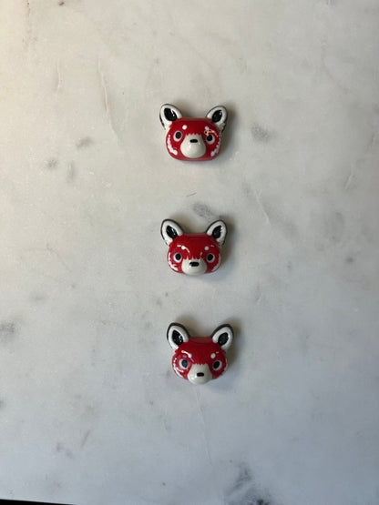 Red Panda Porcelain Magnet