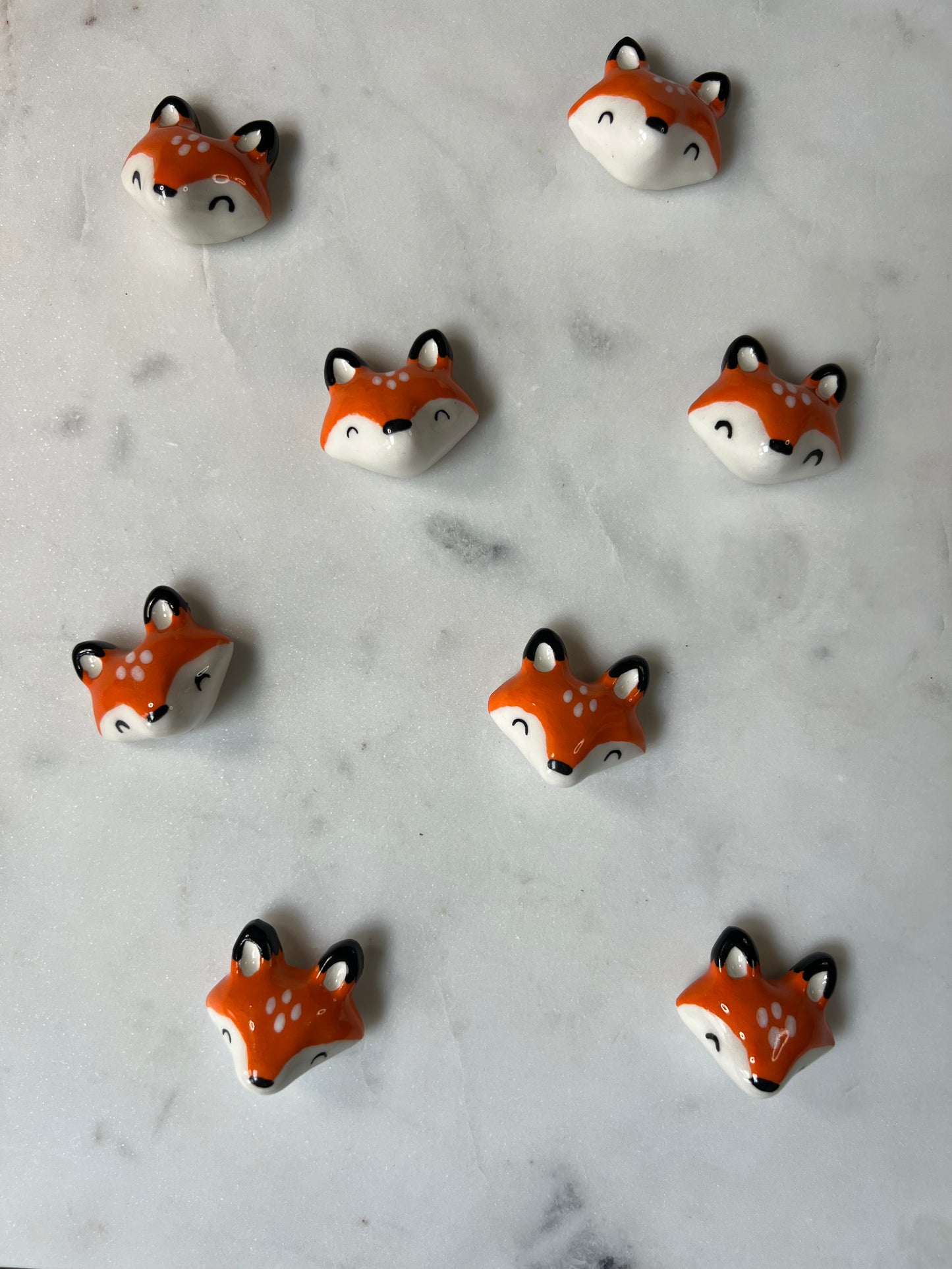 Fox Porcelain Magnet