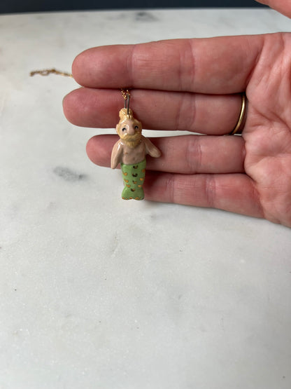 Merman Pendent Necklace