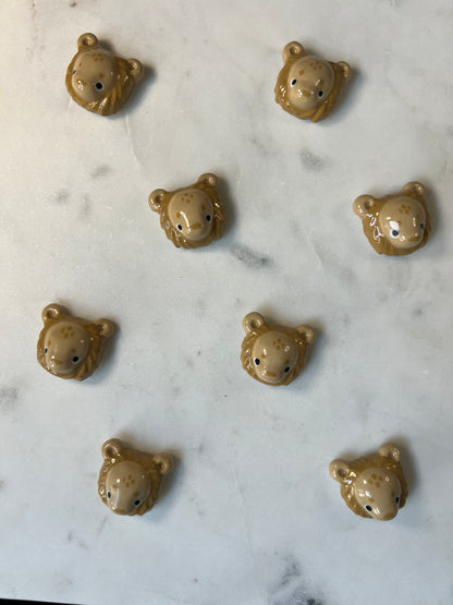 Lion Porcelain Magnet