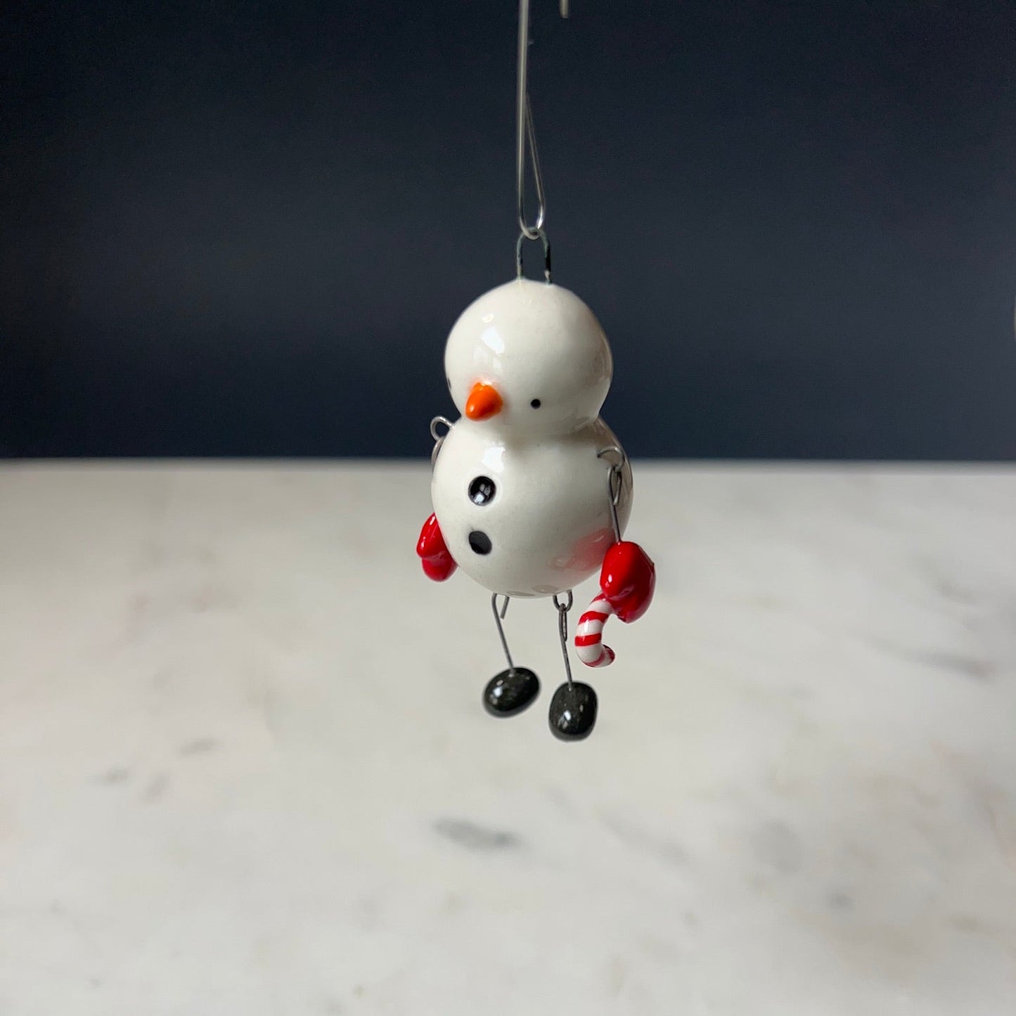 Dangly Snowman Ornament