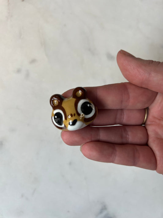Chipmunk Porcelain Magnet