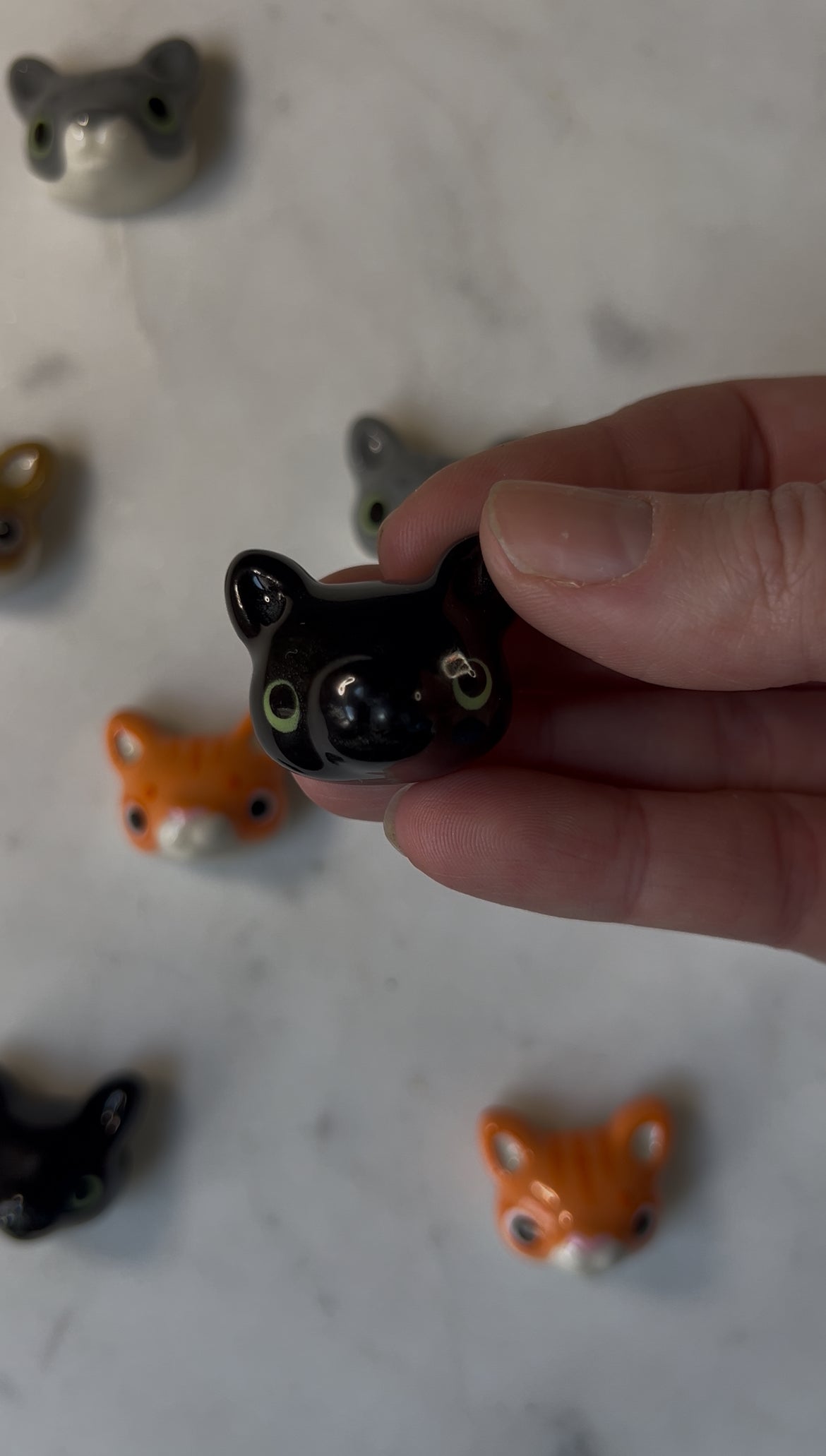 Cat Porcelain Magnet