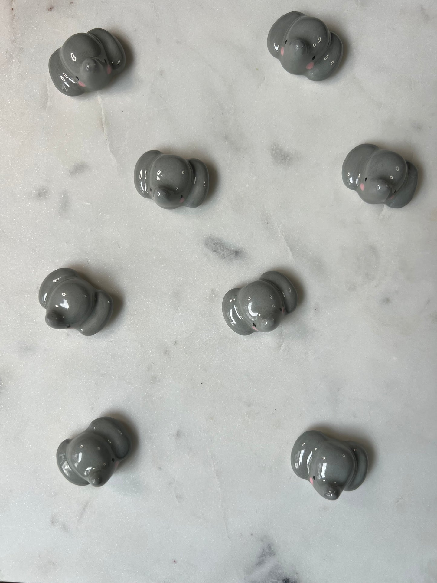 Elephant Porcelain Magnet