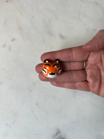 Tiger Porcelain Magnet