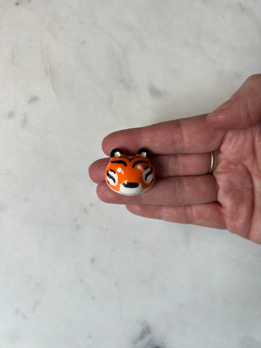 Tiger Porcelain Magnet