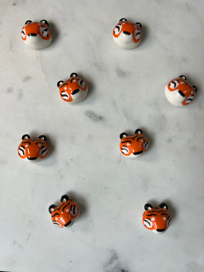 Tiger Porcelain Magnet