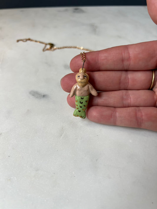 Merman Pendent Necklace