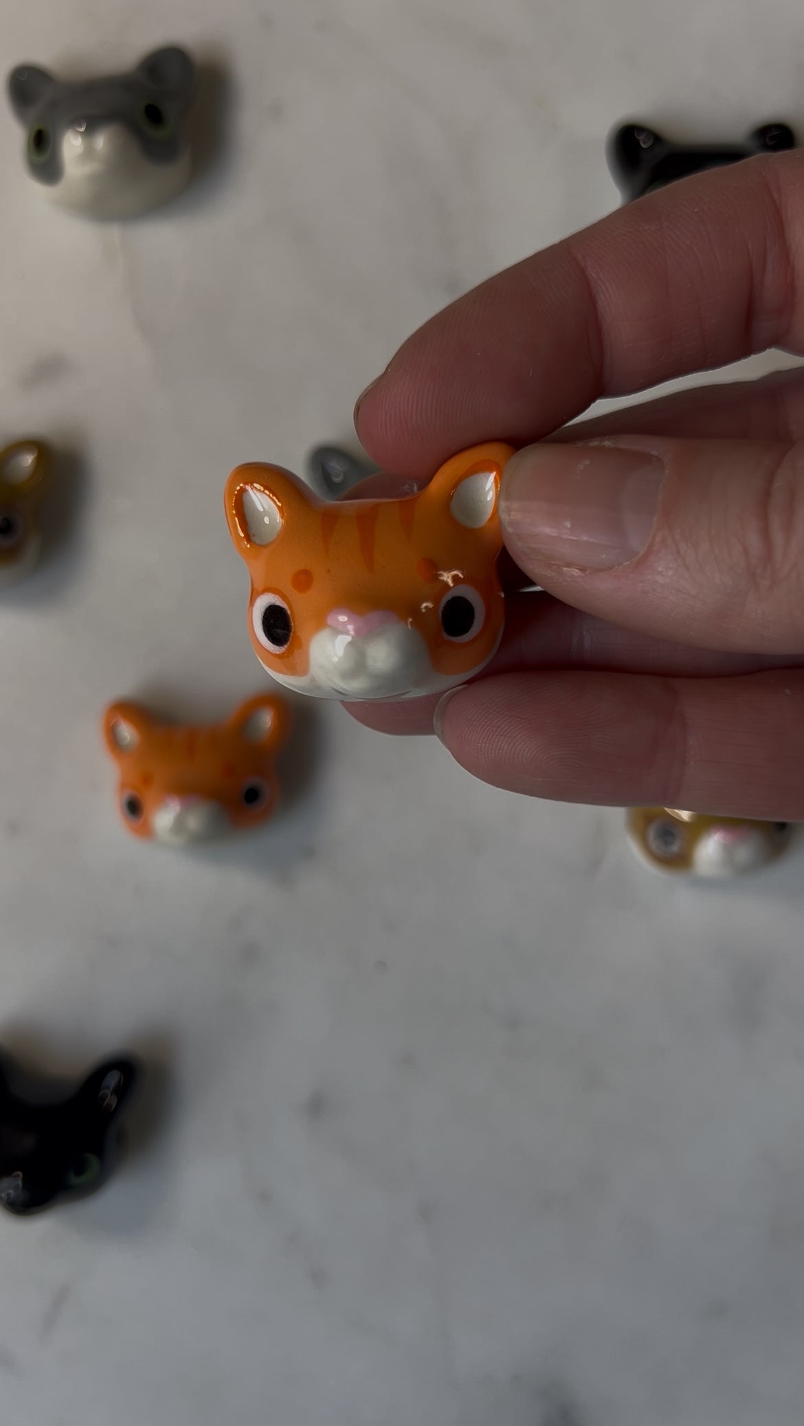 Cat Porcelain Magnet