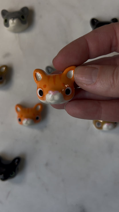 Cat Porcelain Magnet