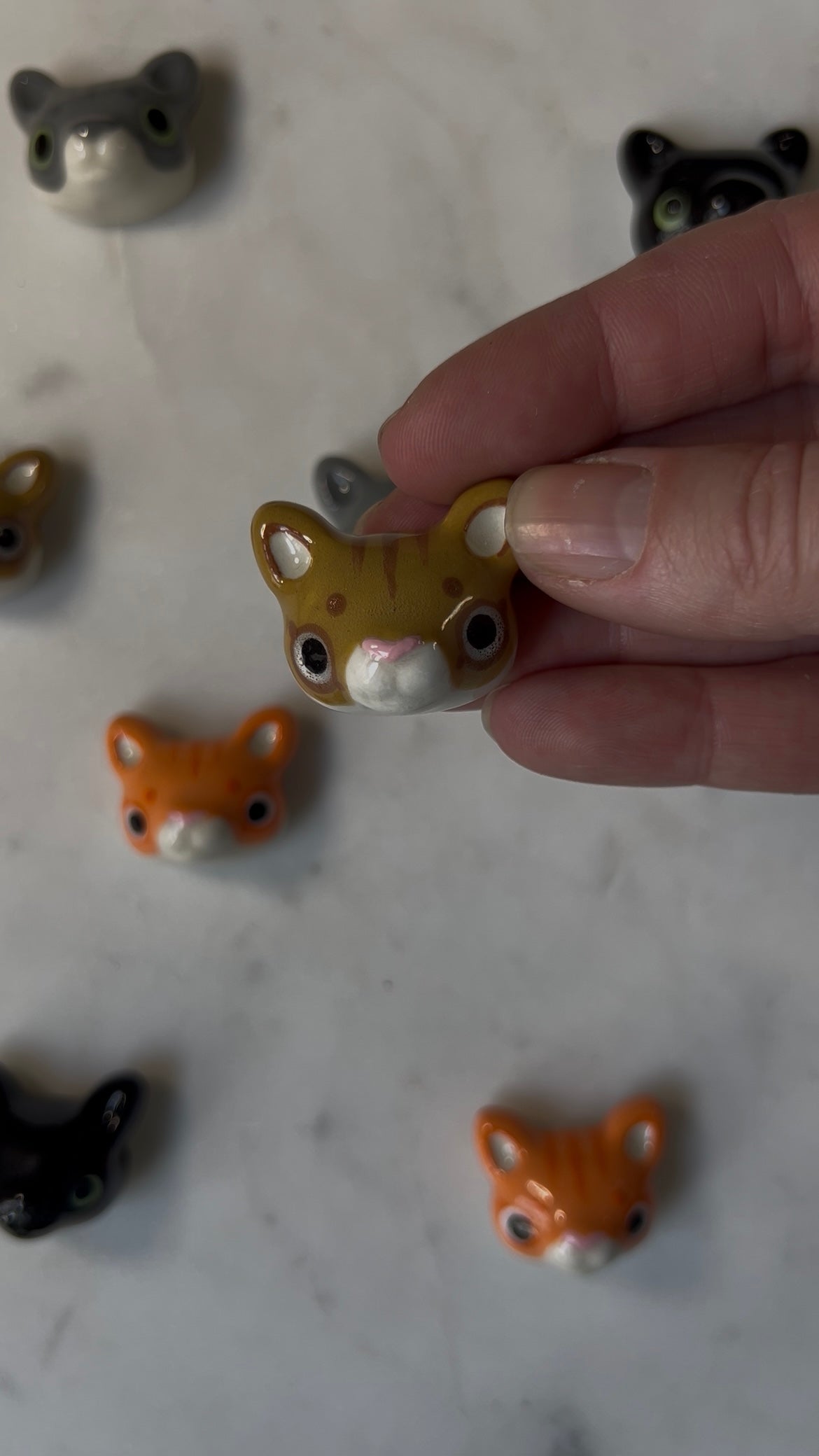 Cat Porcelain Magnet