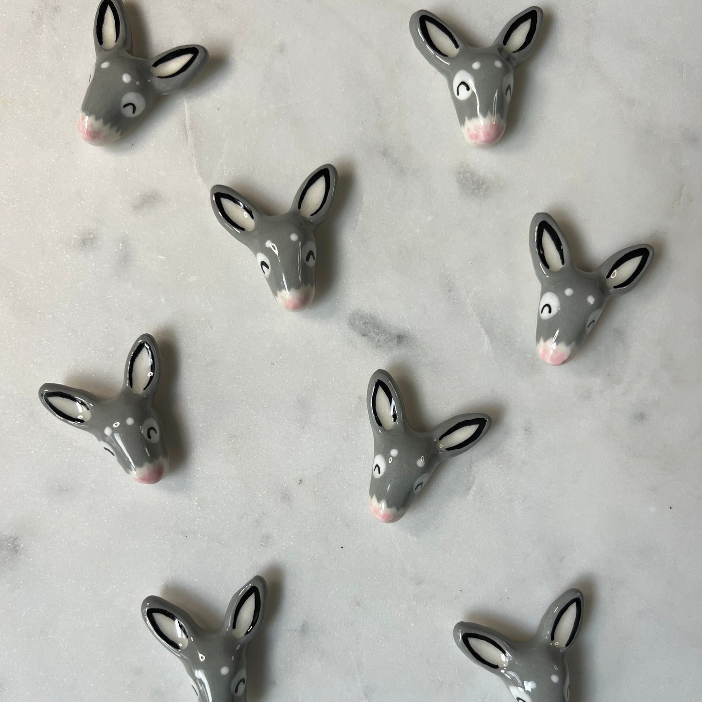 Donkey Porcelain Magnet