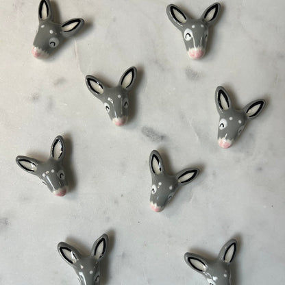 Donkey Porcelain Magnet