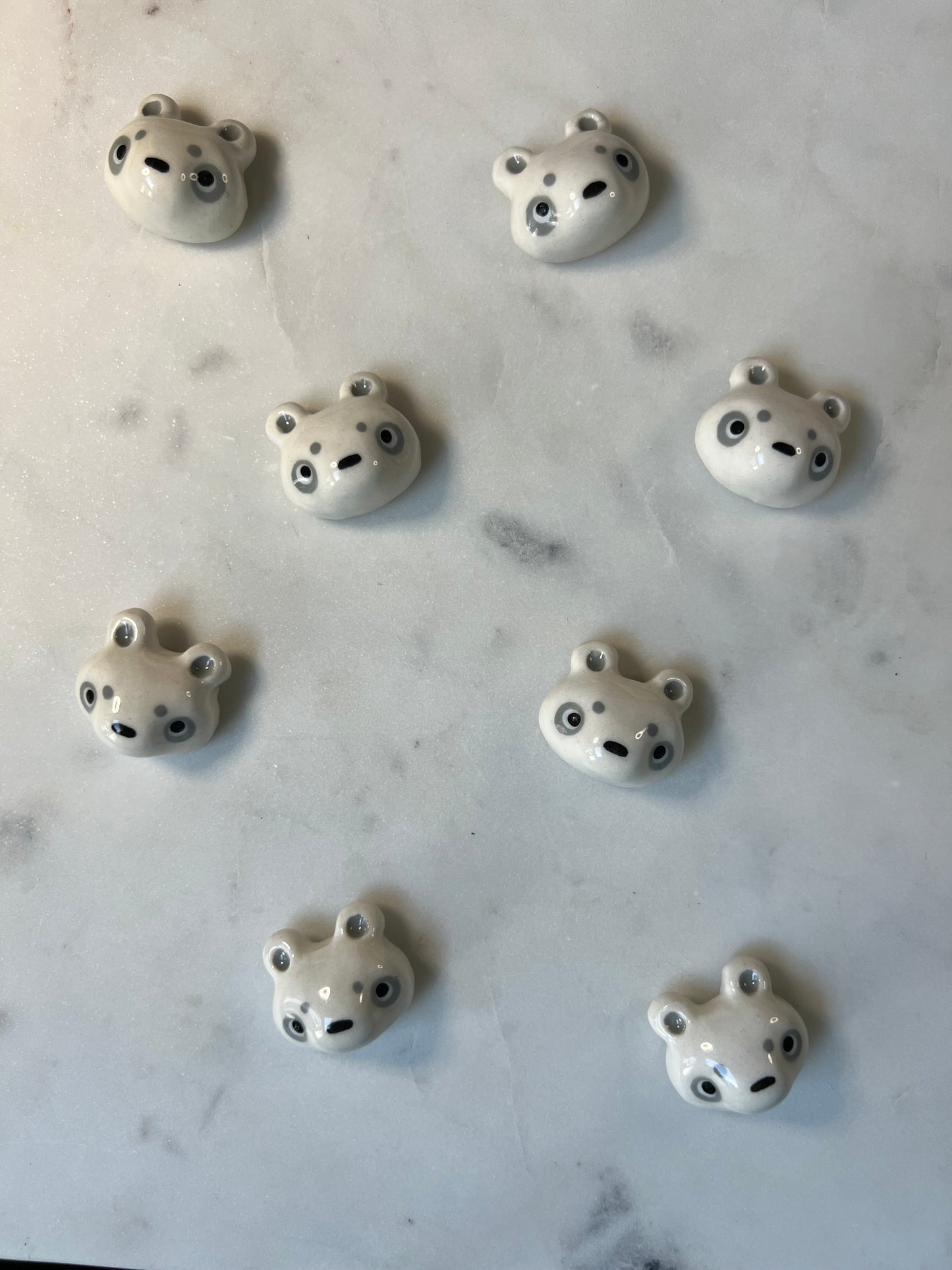 Polar Bear Porcelain Magnet