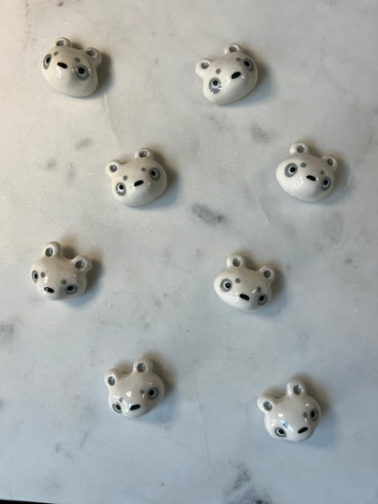 Polar Bear Porcelain Magnet
