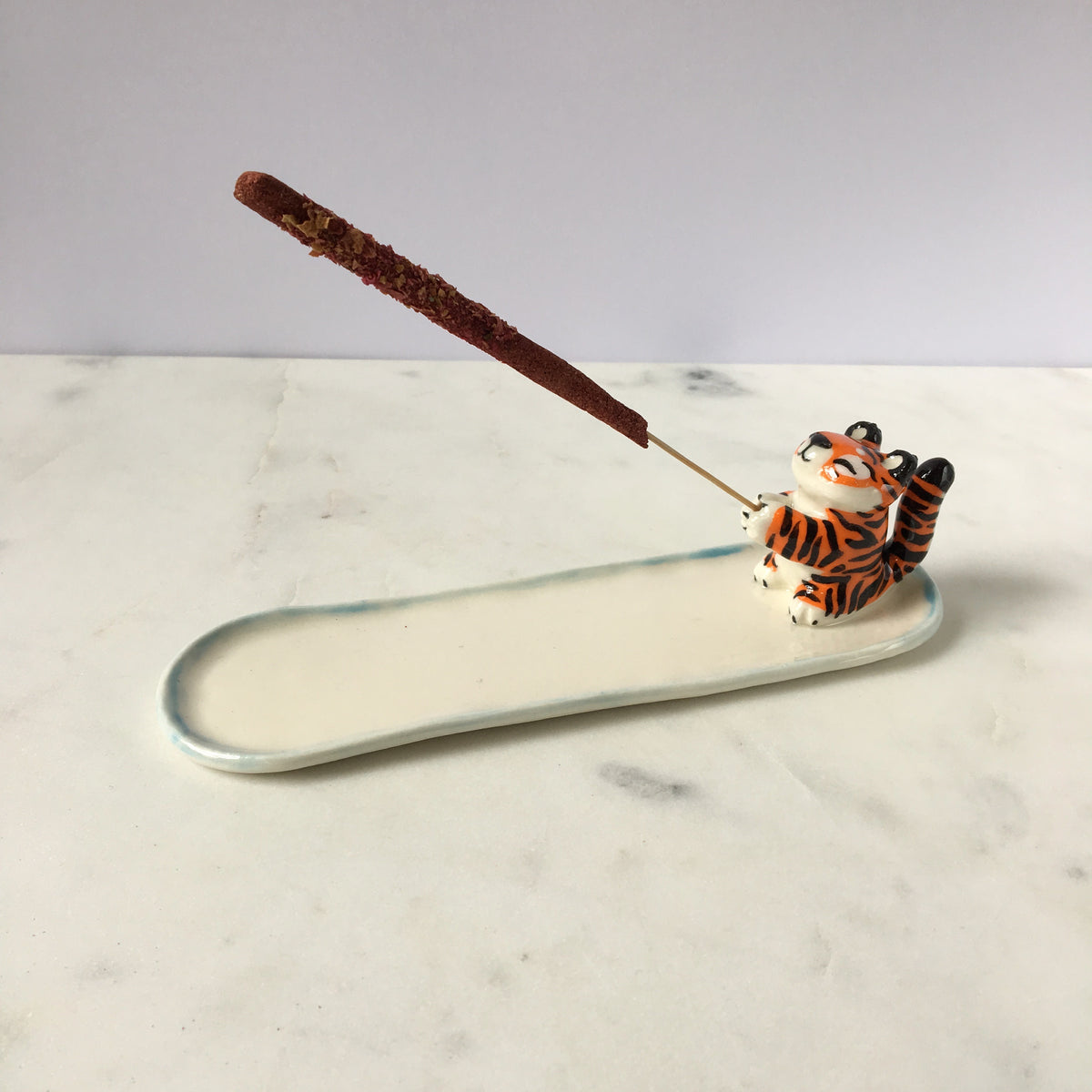 tiger incense tray