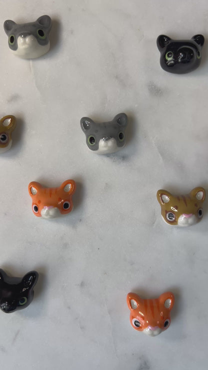 Cat Porcelain Magnet