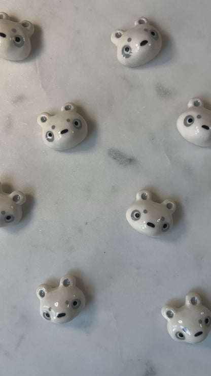 Polar Bear Porcelain Magnet