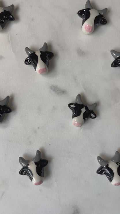 Cow Porcelain Magnet