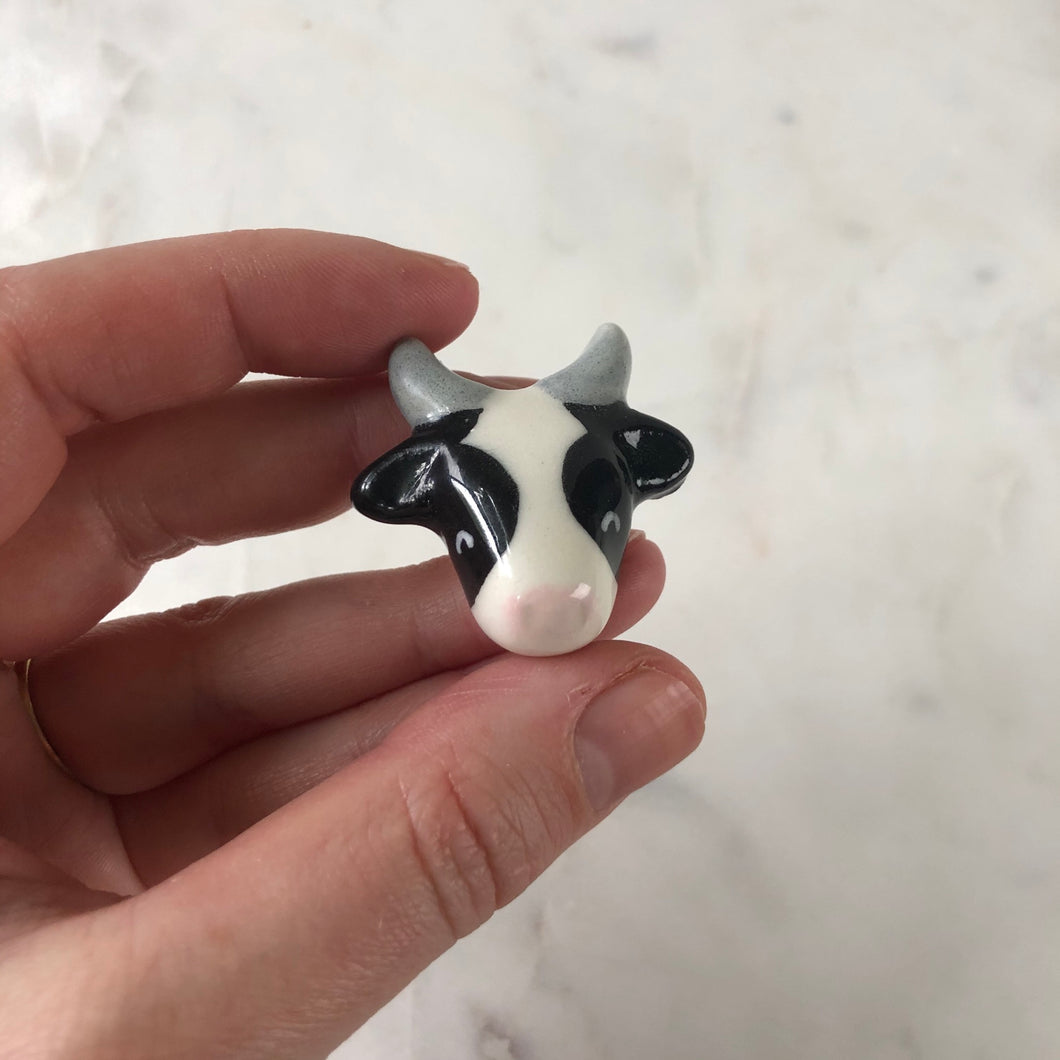Cow Porcelain Magnet