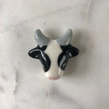 Load image into Gallery viewer, Cow Porcelain Magnet
