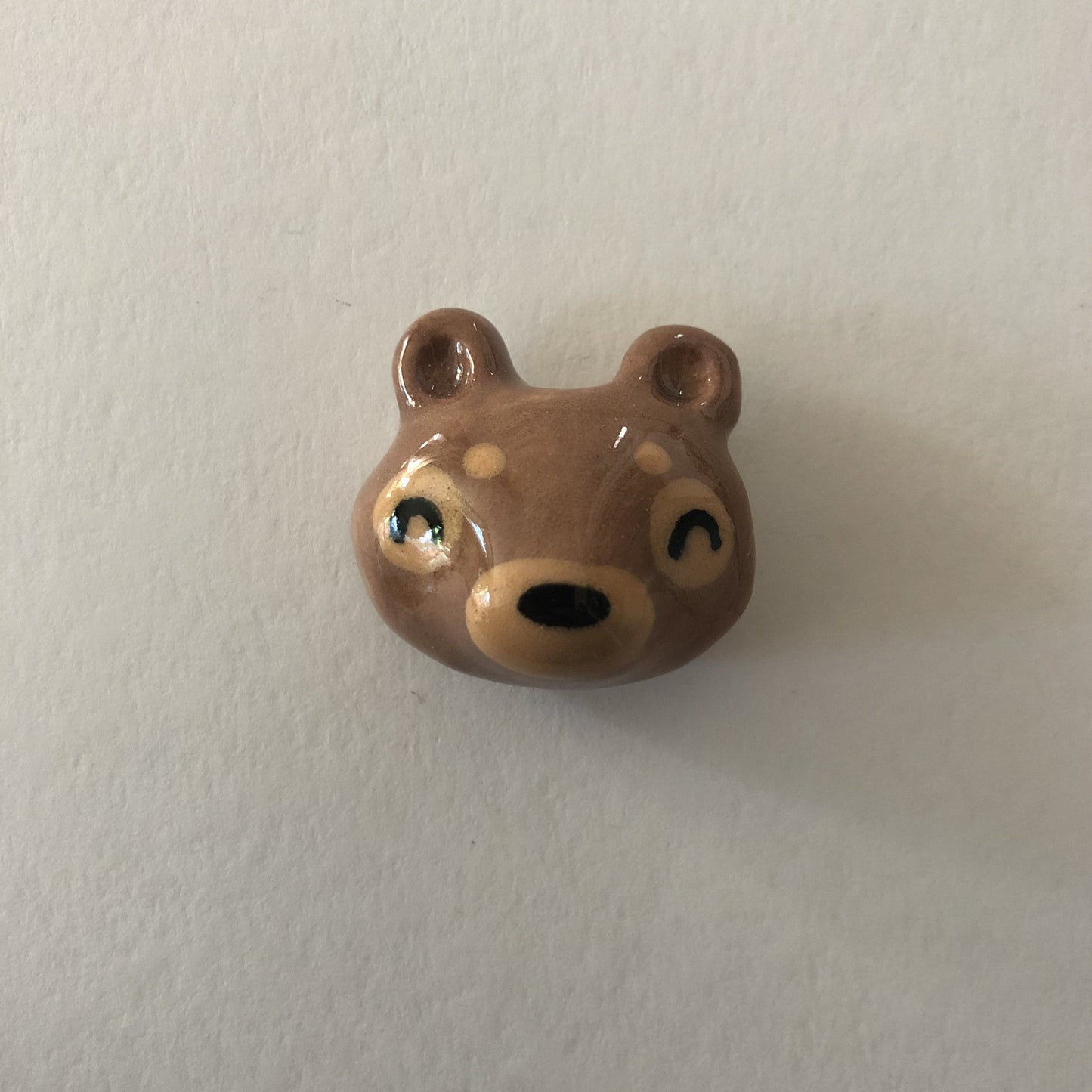 Brown Bear Porcelain Magnet