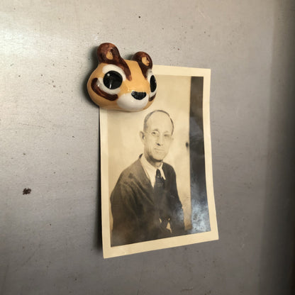 Chipmunk Porcelain Magnet