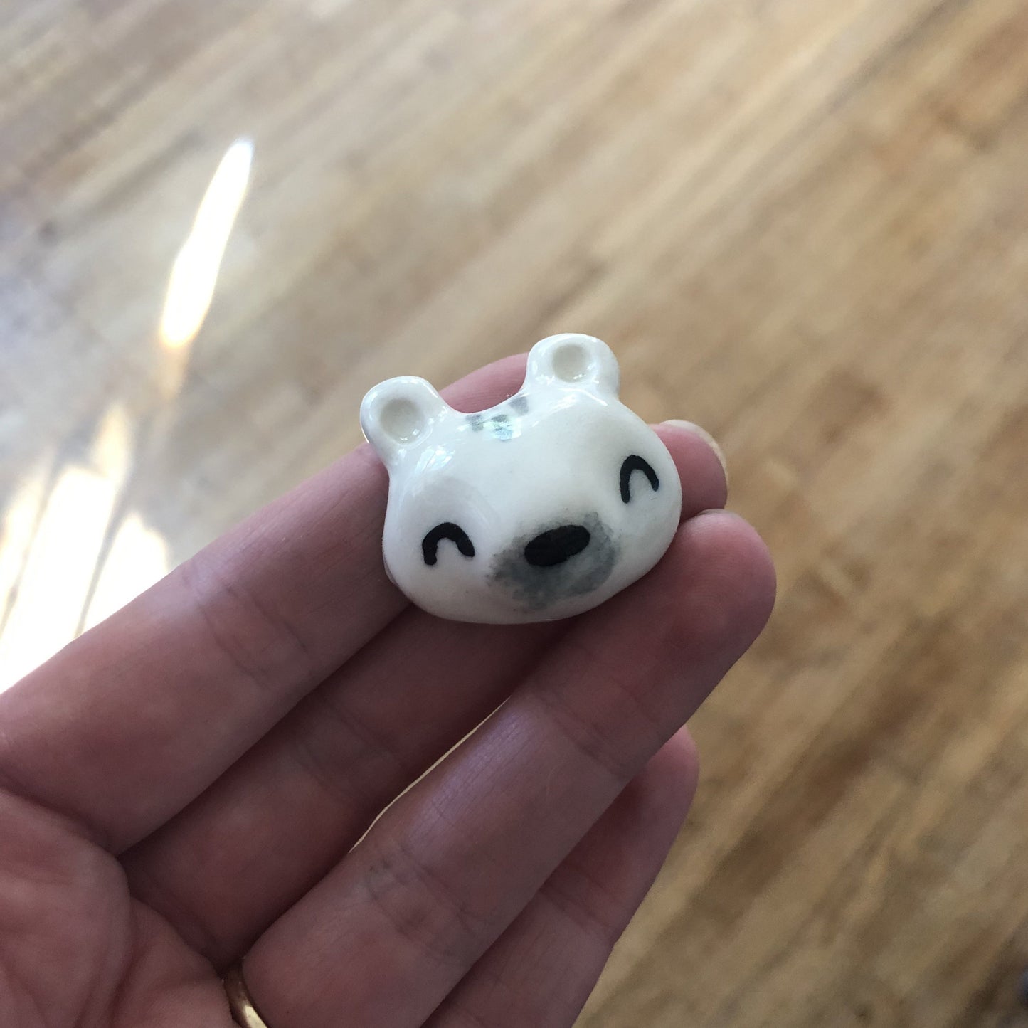 Polar Bear Porcelain Magnet