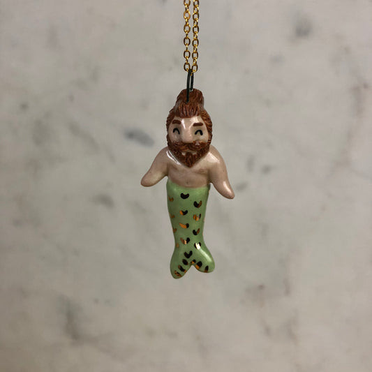 Merman Pendent Necklace