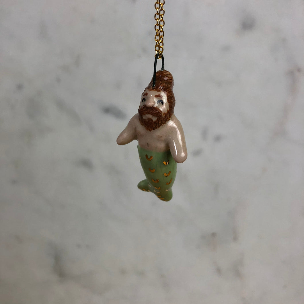 Merman Pendent Necklace