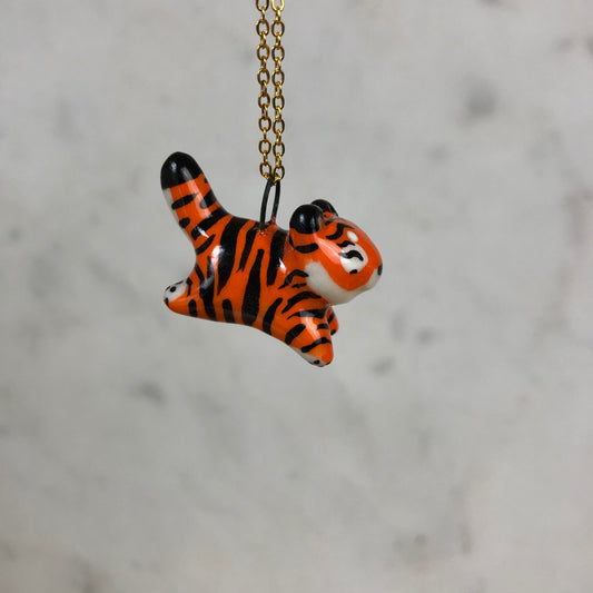 Tiger Pendent Necklace