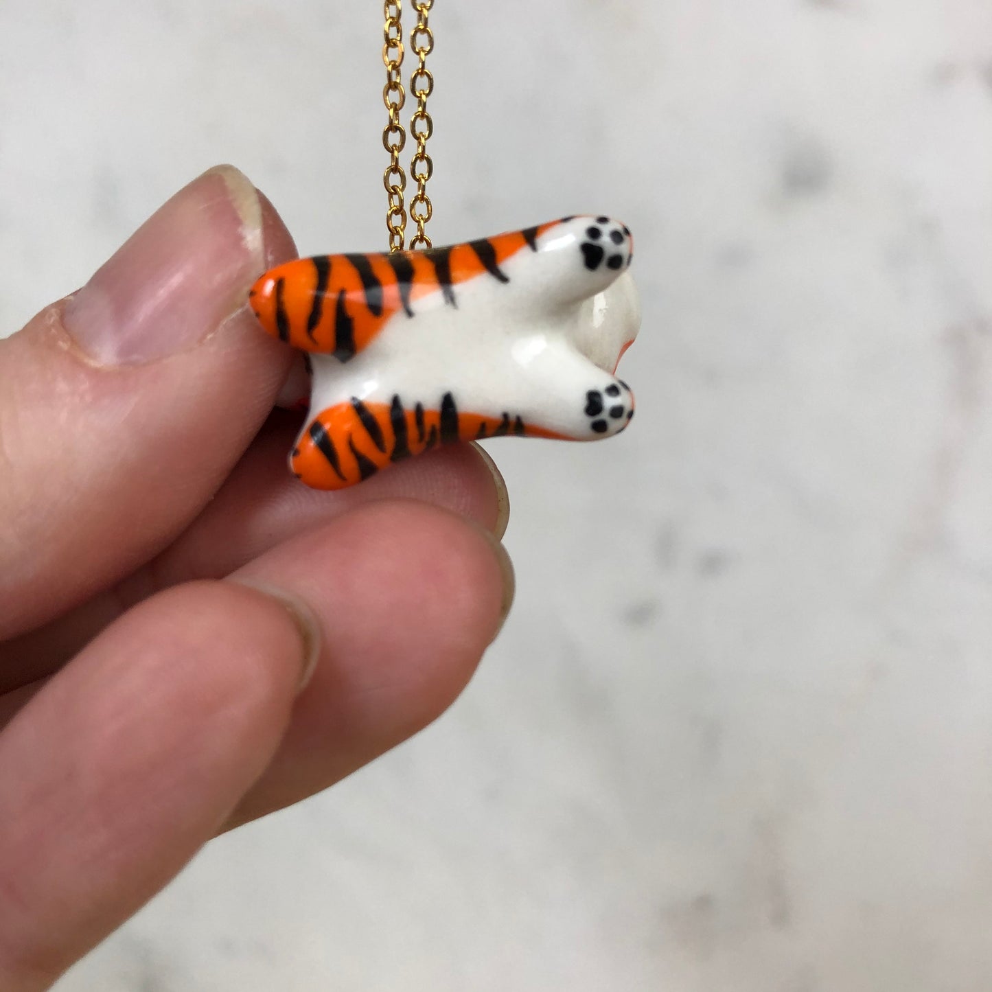 Tiger Pendent Necklace