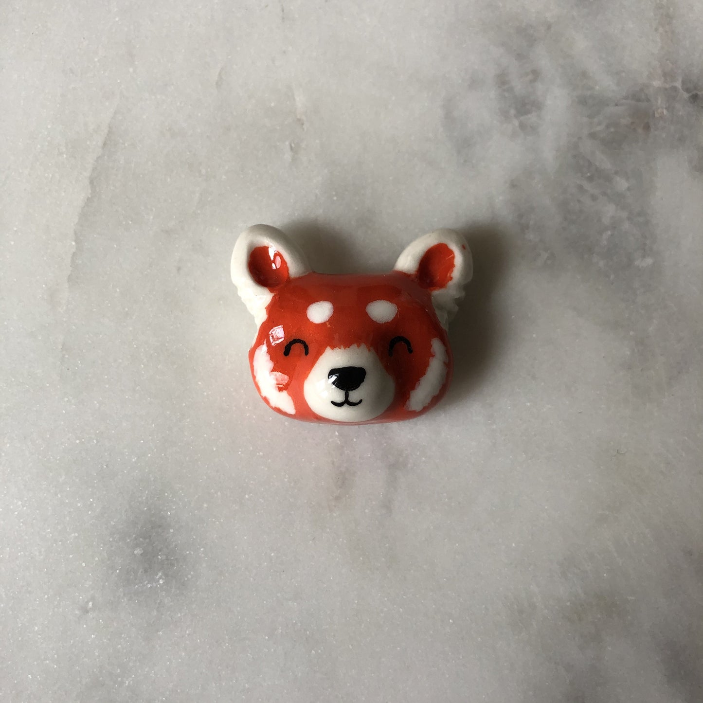 Red Panda Porcelain Magnet