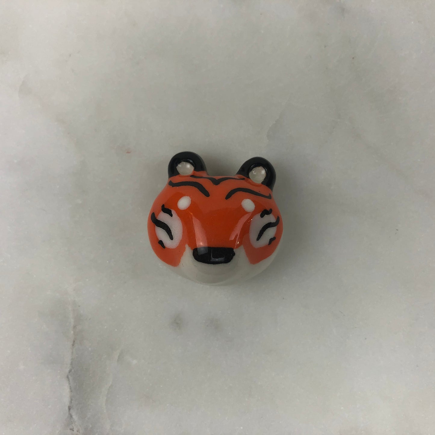 Tiger Porcelain Magnet