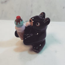 Load image into Gallery viewer, Black Bear eating ice cream

