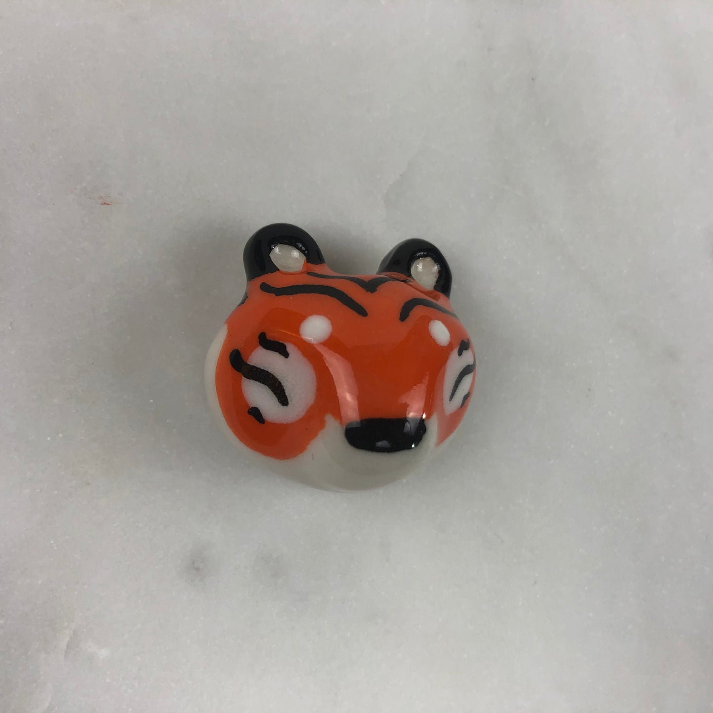 Tiger Porcelain Magnet