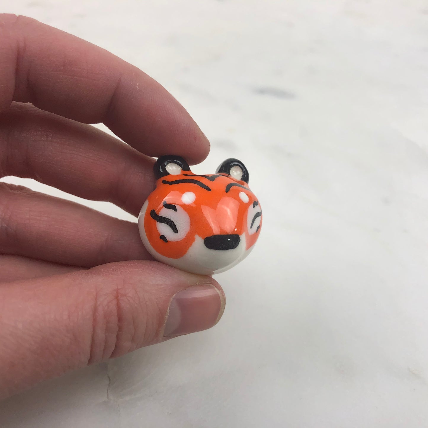 Tiger Porcelain Magnet